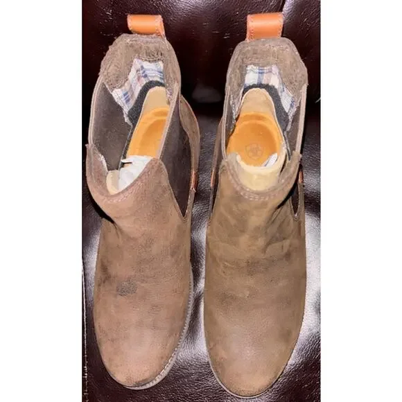 Brown Leather Chelsea Boots - Picture 3 of 11